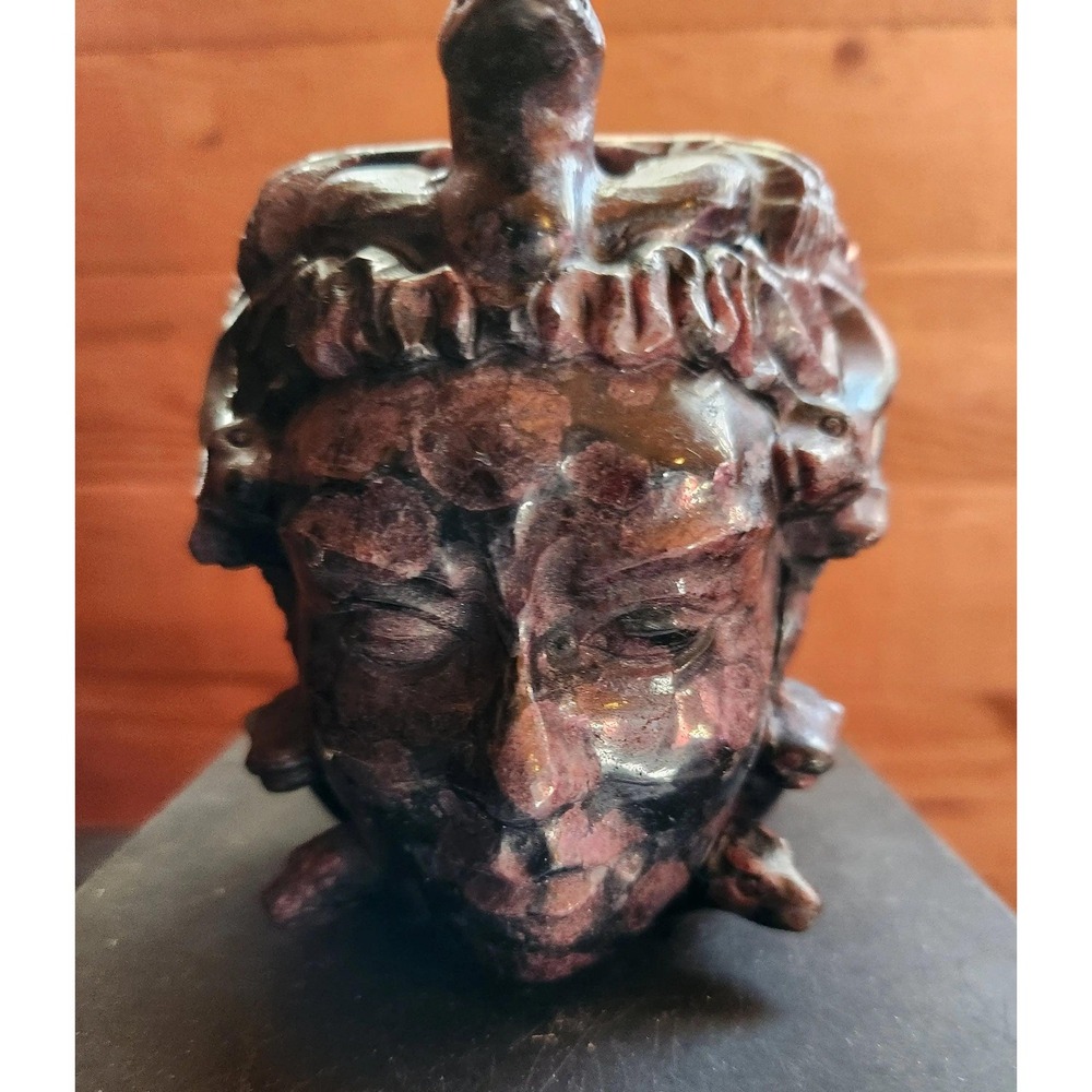 Large Medusa Head Garnet / Astrophyllite, 5" x 4.5" and weighs a huge